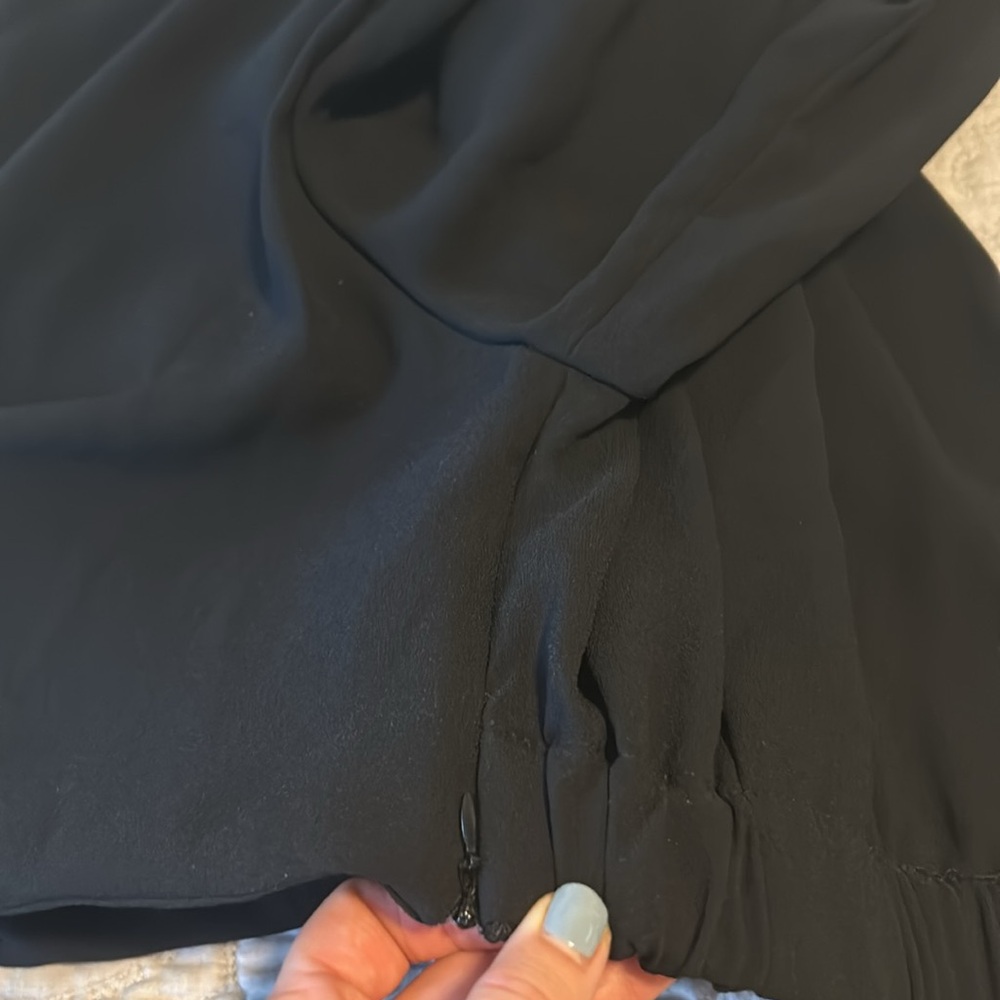 NWT ZARA PLEATED CROP TOP, Black, Size XXL - Picture 16 of 16
